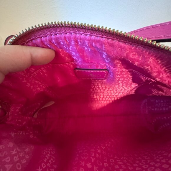 💖 Kate Spade Wellesley Hannah Crossbody / Shoulder Bag | Hot Pink Leather - Picture 8 of 9
